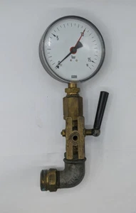 WIKA Manometer 0-16 bar 100mm Druckanzeige Druckmessgerät - Bild 1 von 3