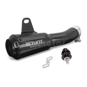ISTUNT Exhaust System Pipe Slip On Muffler For Kawasaki Ninja 400 Z400 2018-2024 - Picture 1 of 5