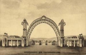 Indonesia, Java Semarang, Exposición Colonial, Entrada Principal, Exposición 1914 (2) - Imagen 1 de 2