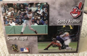 Omar Vizquel Sandy Alomar Hologram MLB Players pic 5x7" Magic Motion Free Ship - Picture 1 of 5