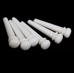 Bridge Pins, Brückenstöcker, Steg-Pins Knochen gebleicht, bone bridge pins - Bild 1 von 1