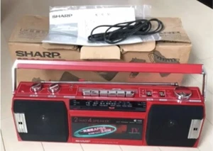 BRAND NEW Sharp QT-S2-RD Boombox RED With BOX JAPAN RARE - Picture 1 of 9