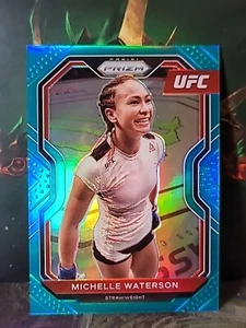 Michelle Waterson 2021 Panini Prizm Teal 11/49 - Picture 1 of 3