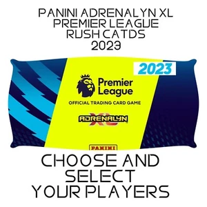Panini Adrenalin XL PREMIER LEAGUE 2023 ‘RUSH’ CARDS CHOOSE & SELECT YOUR CARDS - Picture 1 of 7