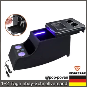 Mittelkonsole Armlehne Schwarz passt für Mercedes Vito Viano W639 W447 2003-2019 - Afbeelding 1 van 23