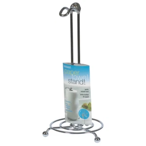 Toallero de papel independiente de metal InterDesign 35412 13,7 H x 6,5 W x 6,5 L pulgadas - Imagen 1 de 1