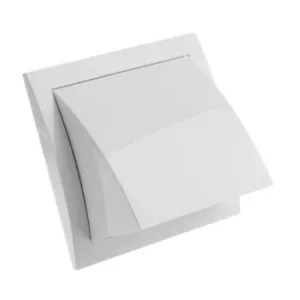 Duct hood 150mm x with 100mm flange and gravity flap fan cover - Picture 1 of 8