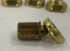 2 Each Ball Catch - Drive In Type - Polished Brass Amerock BP-357-43 5PK - Picture 1 of 9