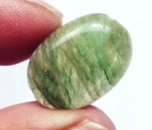 Natural Green jadeite jade Cabochon 7.70 Ct With Loose Gemstone Free Gift - Picture 1 of 7