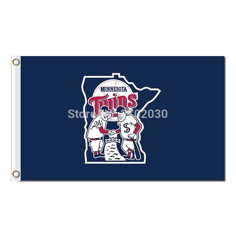 Minnesota Twins Flag 3x5ft Banner Polyester Baseball World Series twins005 Cover