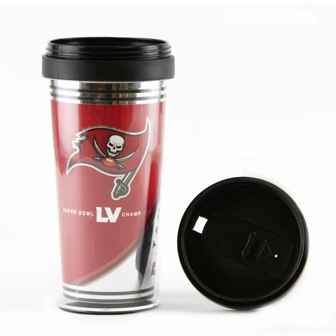 NFL Tampa Bay Buccaneers Super Bowl LV Champions 14 oz Travel Tumbler Cover