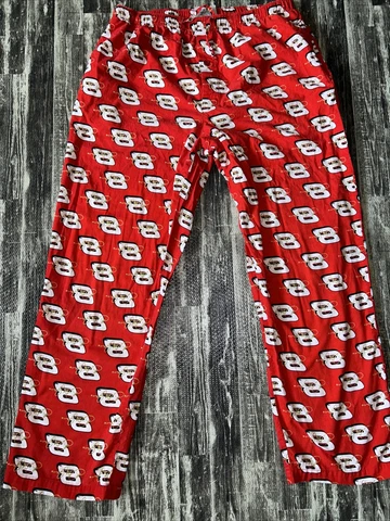 Winners Circle NASCAR Dale Earnhardt Jr #8 100% Cotton Pajama Lounge Pants sz L Cover