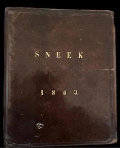 Protestant Song Book 1849- Beautifully Leather Bound in 1863 - Picture 1 of 10