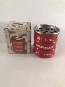 "Bandeja de cenizas peligrosas vintage rara roja en caja original de 4""" - Imagen 1 de 6