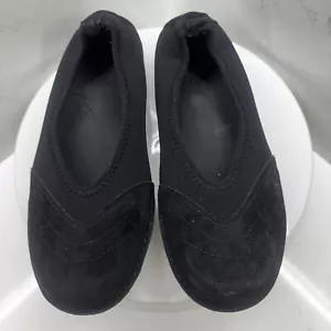 Merrell Duet Note black ballet flats casual shoes suede and stretch size 10 - Picture 1 of 10
