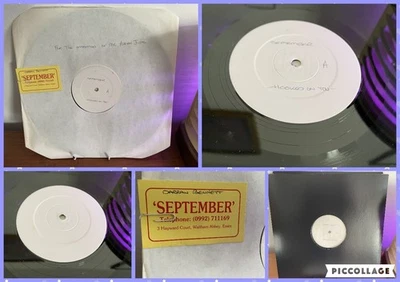 SEPTEMBER HOOKED ON YOU/ HEARTBEAT ULTRA RARE UK WHITE LABEL PROMO 12" - Bild 1 von 4