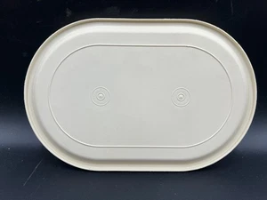 Tupperware Doppel Servierer ovaler Deckel nur Dichtung #1327 Mandel Ersatz! - Bild 1 von 2