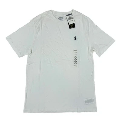 *MINOR DEFECT* Polo Ralph Lauren Boy's SS Crewneck T-Shirt - White - Sz: 14/16 - Image 1 of 3