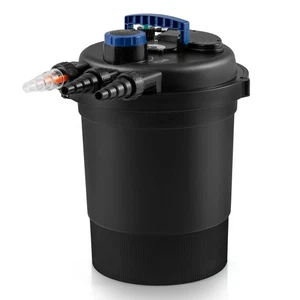 Sistema de filtro de estanque 2642 GPH con bolas biológicas para estanques Koi de hasta 1321 galones - Imagen 1 de 11