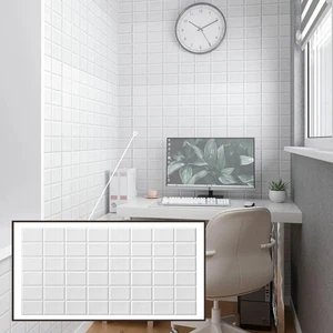 Paneles de pared de PVC 3D paneles de techo óptica de azulejos - 1, 5, 10, 15, 20 paneles, 3 mm - Imagen 1 de 35