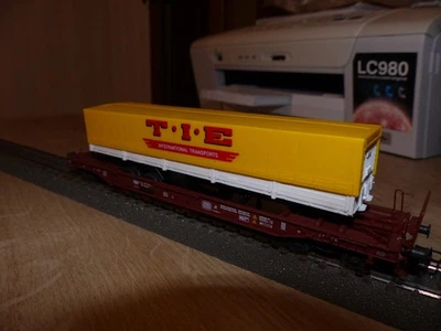 Containertragwagen - Taschenwagen Roco  46362 der DB - Bild 1 von 4