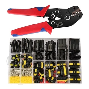 1-6 Pin Car Automotive IP68 Waterproof Electrical Wire Connectors Plug Kit Set - Picture 1 of 21