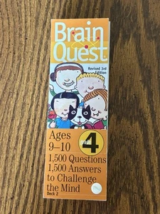 Brain Quest Decks: Grade 4, Deck 2, Revised 3rd Edition: 1.500 Fragen - Bild 1 von 3