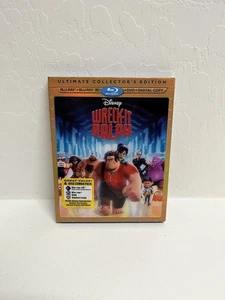 Wreck-It Ralph Collector's Edition 4 Disc Blu Ray/3D/DVD Lenticular Slipcover - Picture 1 of 8