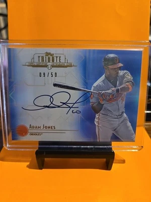2014 Topps Tribute Auto Blue /50 Adam Jones #TA-AJ Auto - Image 1 of 2