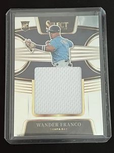 Wander Franco 2022 Select Rookie Jumbo Swatch (RC) #RJS-WF- Tampa Bay Rays - Picture 1 of 2