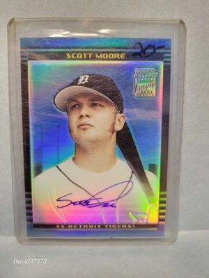 2002 Bowman Chrome DPP - Scott Moore #BDP166 Refractor (AU, RC) - Image 1 of 2