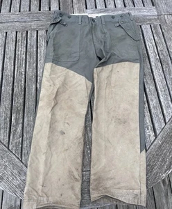 Vintage Herren Hose C.C Filson Waxed Jagdhose selten hellbraun grün Größe 34 Arbeit - Bild 1 von 10