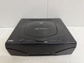 Sega Saturn Black MK-80000 Console - Not Fully Tested, Does Turn On