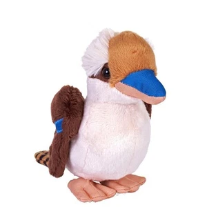 Pocketkins Eco Kookaburra Bird soft plush stuffed toy 5"/13cm Wild Republic - Picture 1 of 3
