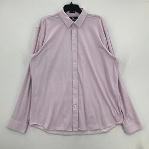 Buttertuch Hemd Herren Extra Large Rosa Weiß Grau Knopfleiste Langarm Icy Men - Bild 1 von 15