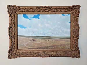 Charming Oil Painting on Board by Nicholas Mace Listed British Artist 49 x 36 cm - Picture 1 of 19