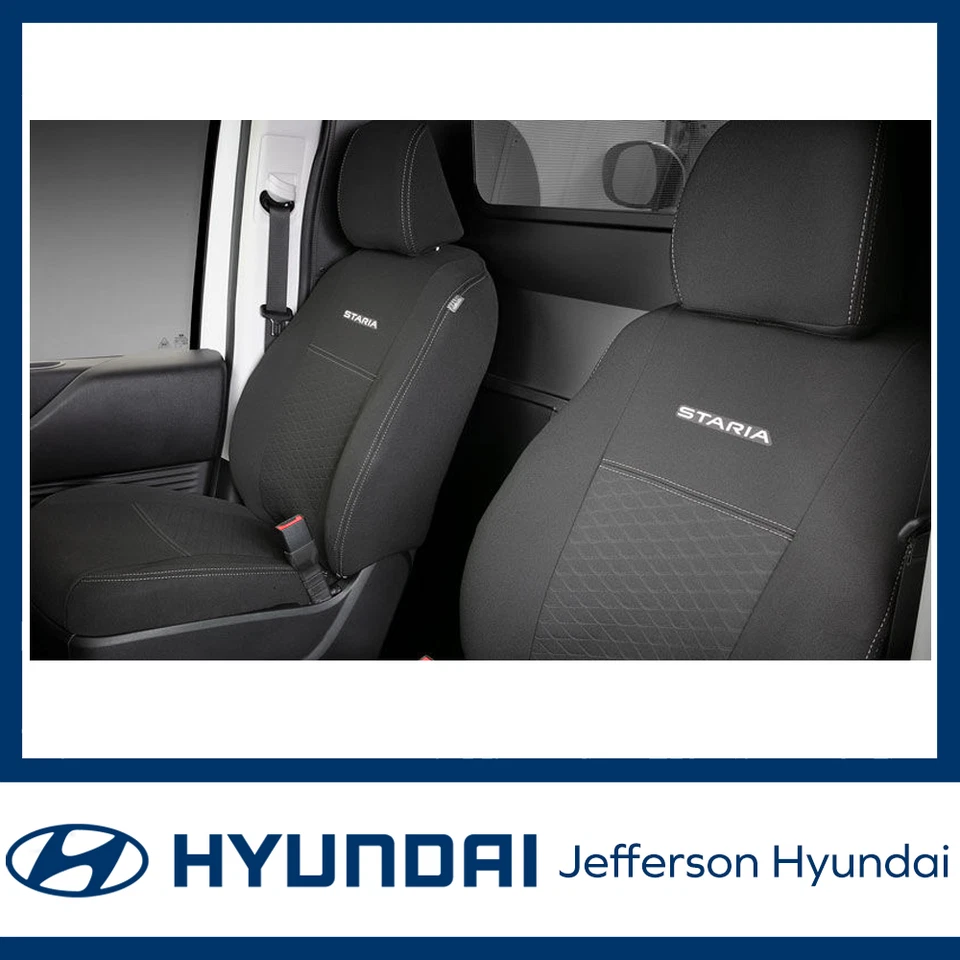 Genuine Hyundai Front Neoprene Seat Covers for STARIA - image 1 of 2