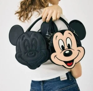 NEW Disney SERIES CREATED by MOUSSY Mickey black Shoulder Bag Rare Popular - Picture 1 of 4