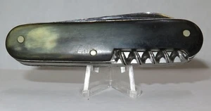 CUCHILLO VICTORIA RARO VINTAGE VICTORINOX 91MM. NAVAJA SUIZA ASAS DE BÚFALO - Imagen 1 de 8