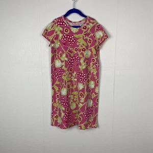 Lilly Pulitzer Girls Pink & Green Floral Shift Dress Size XL(12-14). - Picture 1 of 8