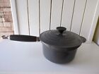 Le Creuset Grey Cast iron Sauce Pan With Lid Size 18