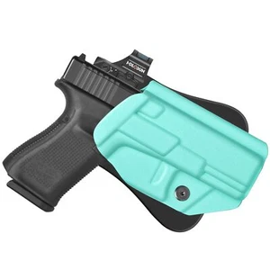 Amberide OWB KYDEX Holster Fit: Glock 19/19X/44/45 Gen3-5 & Glock 23/32 Gen3-4 - Picture 1 of 31