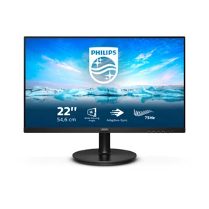 Philips V Line 222V8LA/00 21,5" FHD LED Monitor Seitenverhältnis 16:9 Reaktionszeit 4 ms - Bild 1 von 4