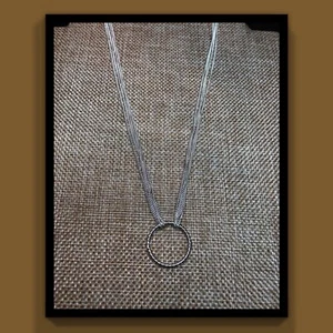 Origami Owl Dream Catcher Pendant Necklace 4 Strand Multi Chain 17.5" Long - Picture 1 of 5