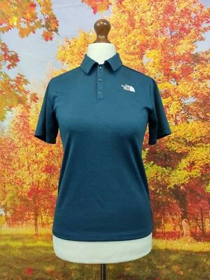 The North Face blue 100% polyester Polo Shirt. UK boy's size Large - Image 1 of 4