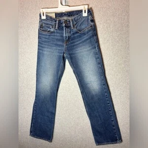Abercrombie Kids Blue Flare Jeans, Low-Rise, Girls Size 16 Slim - Picture 1 of 7