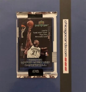 2001-02 Upper Deck MVP HOBBY Pack Look4 Kobe Bryant Authentic Game Gear AUTO - Picture 1 of 12