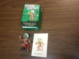 WARRIORS OF THE WORLD - BLACK KETTLE INDIAN BRAVE w/box & card MARX - Picture 1 of 10