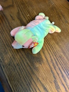 TY BEANIE BABY LINDO OSO SAMMY EL ARCO IRIS CON ETIQUETA PELUCHE JUGUETE Y ENVÍO GRATUITO - Imagen 1 de 4