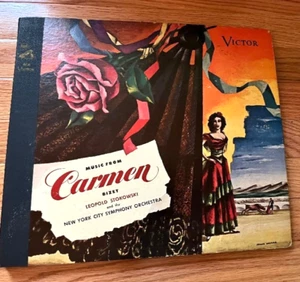 Music From Carmen Bizet Stokowski NYCity Symphony RCA Red Seal Records 1950 - Picture 1 of 4